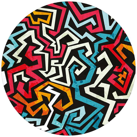 Age Print Panno Feltro Per Giradischi Murales Slipmat