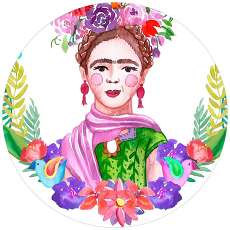 Age Print Panno Feltro Per Giradischi Frida Kahlo Slipmat