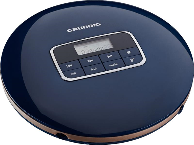 Grundig GCDP 8000 Portable CD player Blu
