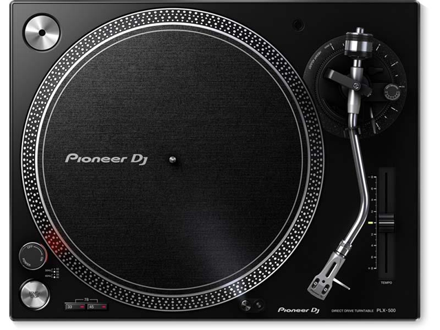 Pioneer PLX-500 Direct drive DJ turntable Nero