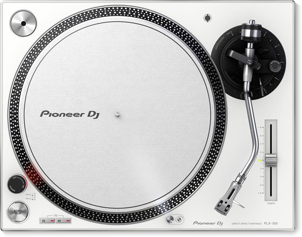 Pioneer PLX-500 Direct drive DJ turntable Bianco