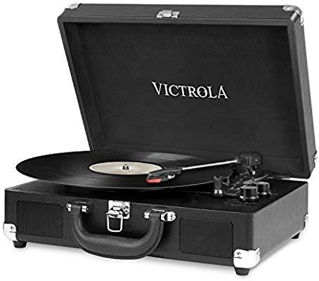 Victrola Premium Giradischi Vinile a Valigetta Portatile Bluetooth