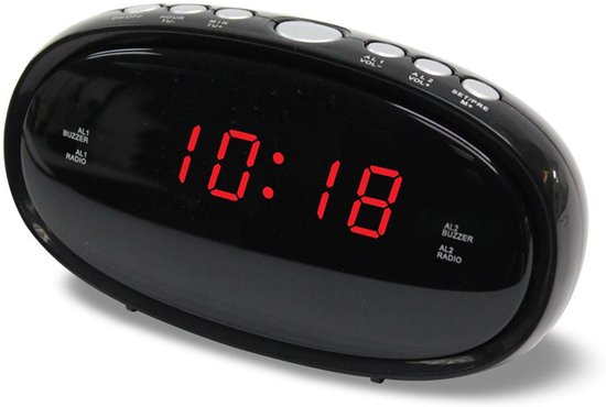 Denver CR-420 radio Orologio Digitale Nero