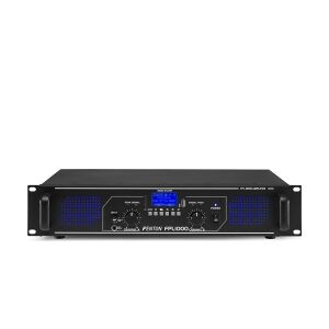Digital Forstærker FPL1000 2x500W med Equalizer / 4 input / Bluetooth / MP3 / US