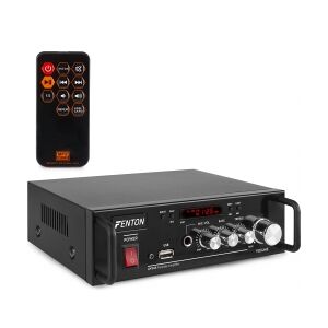 Mini Hi-Fi Forstærker AV344 / Karaoke / Bluetooth / USB MP3 / 100W / Med Batteri