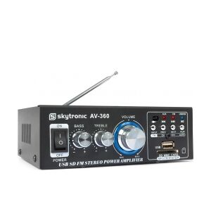 Mini Hi-Fi Forstærker AV360 / FM Radio / USB MP3 / 80W TILBUD NU