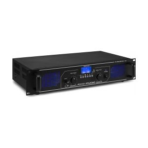 Digital Forstærker FPL2000 2x1000W med Equalizer / 4 input / Bluetooth / MP3 / U