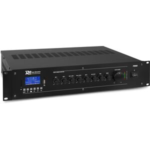 Power Dynamics PRM60 100V 6-CH Mixer-Amplificateur 60W - Amplificateurs de puissance ELA 100 V