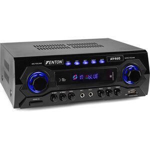 Amplificateur karaoke Fenton AV460 avec lecteur multimedia - Amplificateurs de puissance bicanaux