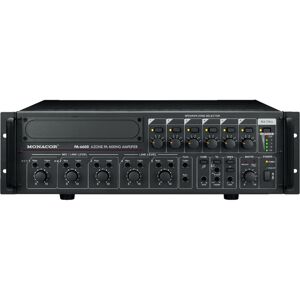 MONACOR PA-6600 Amplificateur-Mixeur Public Adress 6 zones mono - Installation amplificateurs