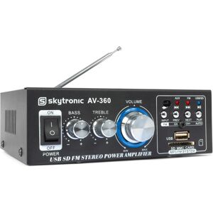 Sonstige Skytronic AV360 Mini Amplificateur SD/USB/MP3 - Amplificateurs de puissance bicanaux