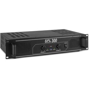 Skytec SPL 300 Amplificateur 2x 150W Noir - Amplificateurs de puissance bicanaux