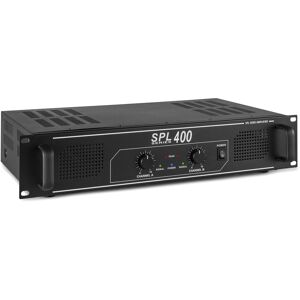 Skytec SPL 400 Amplificateur 2x 200W Noir - Amplificateurs de puissance bicanaux