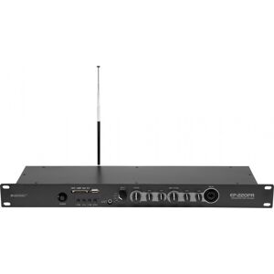 OMNITRONIC EP-220PR Preamplificateur avec lecteur MP3 et radio FM - Amplificateurs de puissance bicanaux