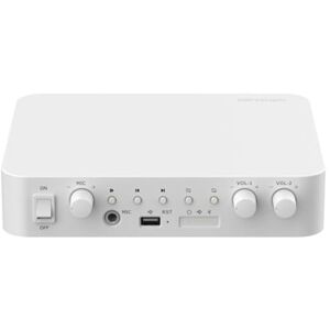 HIKVISION Audio DS-QAE1A80G1-VB.Amplificatore di rete uscita 100V, 80W,sorgente Bluetooth,USB,MIC.