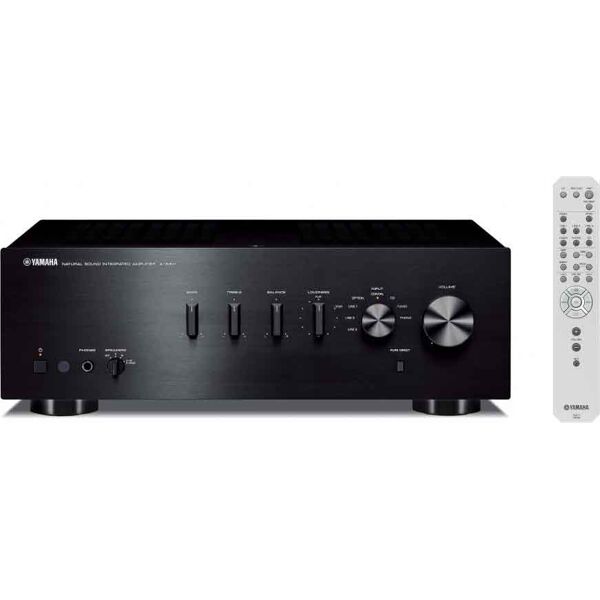 yamaha as 301 amplificatore audio 2 canali stereo hi fi potenza 2 x 60 watt con telecomando colore nero - a-s301