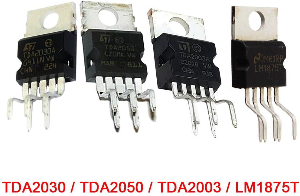 Easy Electronic Parts 10PCS CV203 TDA2003A TDA2003AV TDA2030A TDA2030AV TDA2050 TDA2050A LM1875T LM1875 D1875 Linear Audio Power Amplifier Amp IC ST