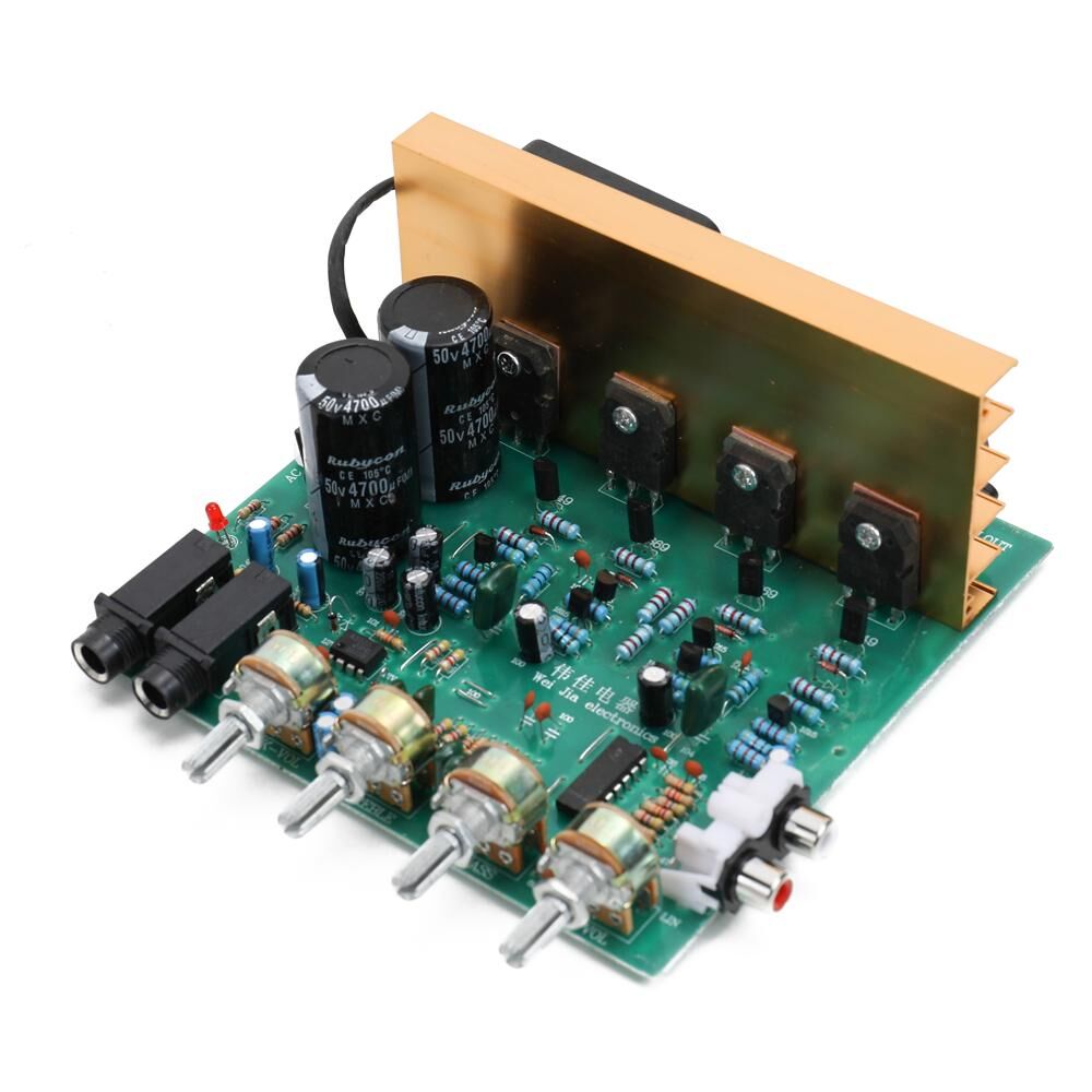 TOMTOP JMS DX-2.1 Large Power Audio Amplifier Board Channel High Power Subwoofer Dual Home Theater AC18V-24V