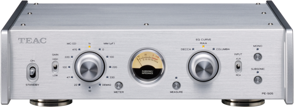 Teac PE-505 Phono Amplifier - Silver