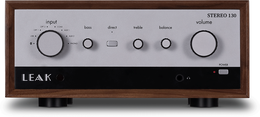 LEAK Stereo 130 Integrated Amplifier with DAC - Walnut