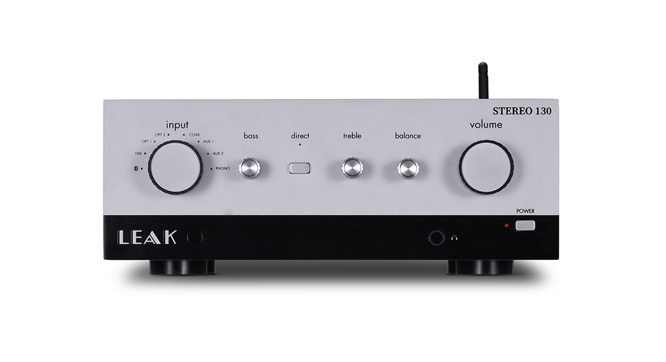 LEAK Stereo 130 Integrated Amplifier with DAC - Silver