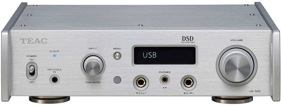 Teac UD-505 USB DAC/Headphone Amplifier - Silver