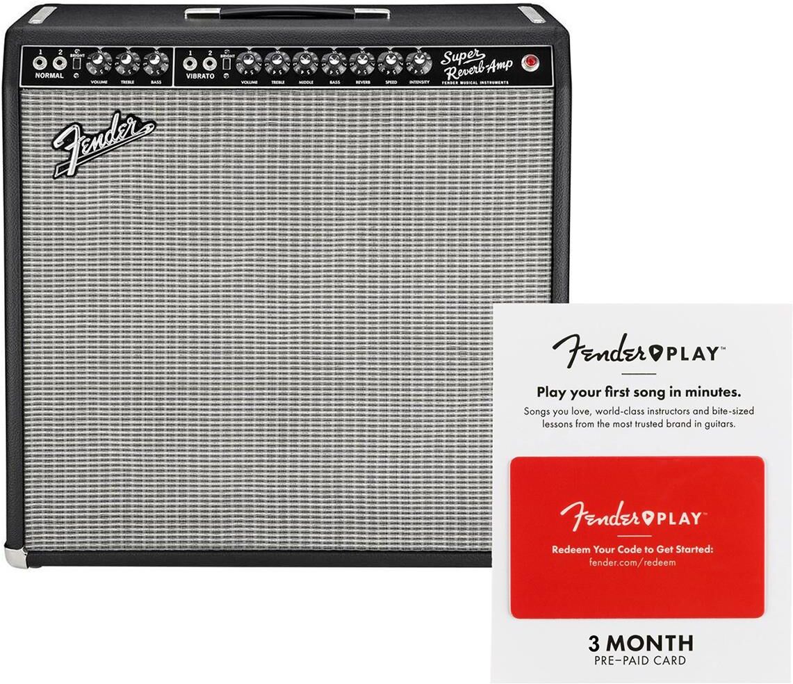 Fender '65 Tube Amplifier with 4x 10&quot; P10R Speakers, 3 Month Prepaid Card