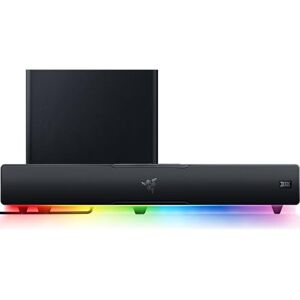 Razer Leviathan V2 PC-Gaming-Soundbar (mit Dolby 5.1 Surround Sound, leistungsstarkem Subwoofer für Tiefe Bässe, ideal für Gaming, Filme und Musik) Schwarz