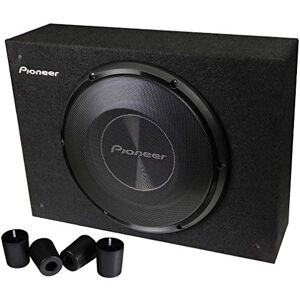 Pioneer TS-A2000LB Passiv Subwoofer, leistungsstarker Gehäuse Subwoofer mit 700 W Maximalleistung, 20 cm, IMPP Membran, schwarz, Kontinuierliche Ausgangsleistung 250 W