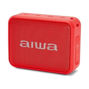 Aiwa BS-200RD rot Bluetooth Lautsprecher TWS FM Radio IPX6 Bassbox 6W RMS