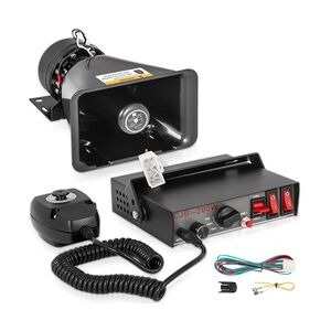 Vevor 200W 7 Sound Loud Car Warning Alarm Fire Horn PA Speaker MIC System