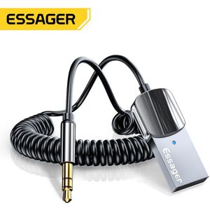 Essager Bluetooth 5.0 Aux-Adapter, Kabelloser Auto-Empfänger, Usb Auf 3,5 Mm Klinke, Audio, Musik, Mikrofon, Freisprecheinrichtung, Lautsprecher-Sender