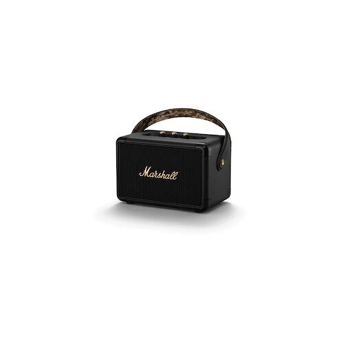 Marshall KILBURN II Black & Brass Bluetooth-Lautsprecher (Bluetooth, wasserfest, kabellos)