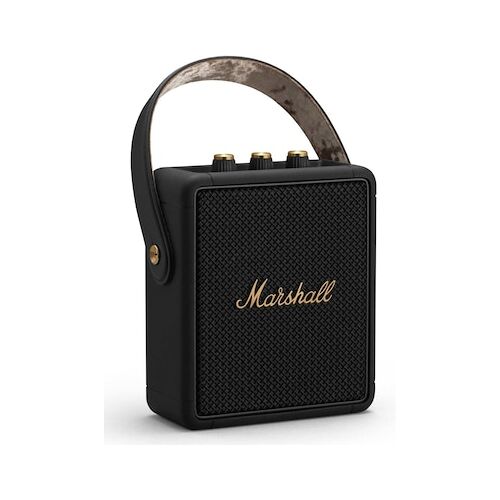 Marshall Stockwell II Tragbarer Bluetooth Lautsprecher black&brass