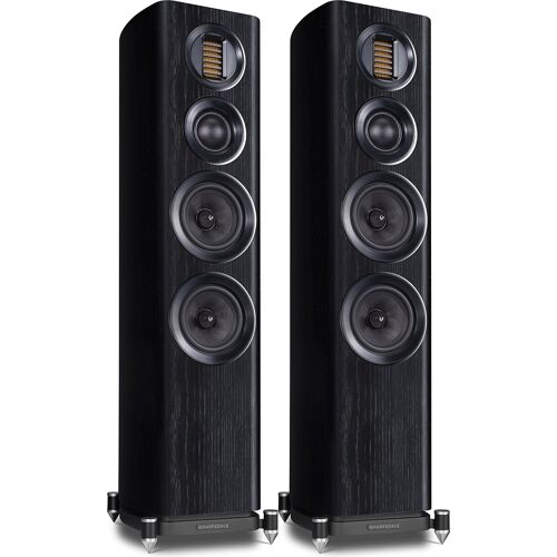 Wharfedale EVO 4.3 Schwarz-Echtholz – Standlautsprecher, Paar   Neu