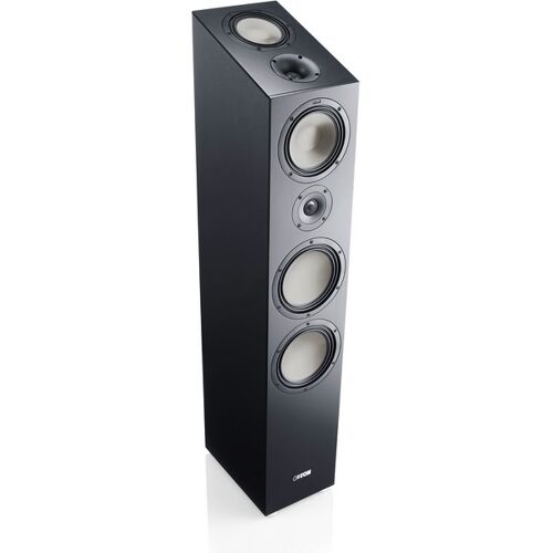 Canton GLE 90 AR Schwarz Standlautsprecher mit integriertem Dolby Atmos Stück   Neu