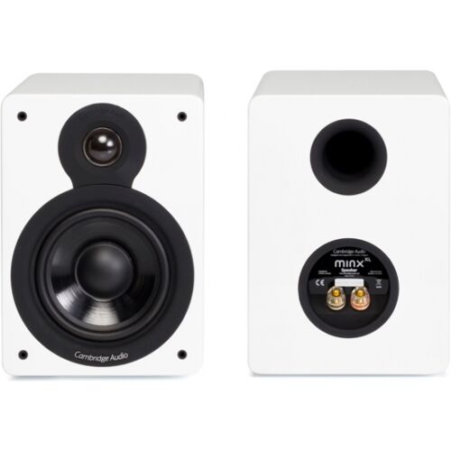 Cambridge Audio Minx XL, Weiss Hochglanz PAAR Regallautsprecher UVP 299 €