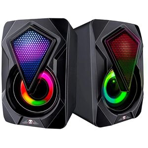 Northix 2x Gaming højttalere - RGB