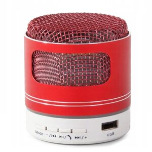 TFO Portable Mini Bluetooth Högtalare FM radio, Minneskort, AUX -Röd