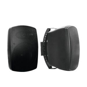 Omnitronic OD-6T Wall Speaker 100V black 2x væghøjttaler højttaler sort væg