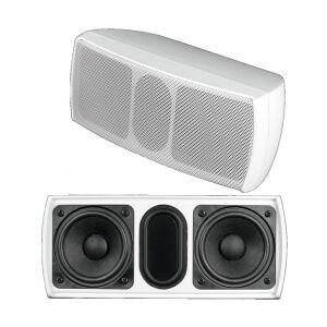 Omnitronic OD-22 Wall Speaker 8Ohms white TILBUD NU højttaler hvid væg