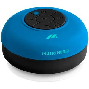 Music Hero Trådløs Bluetooth Højtaler med Sugekop - Blå