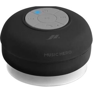 Music Hero Trådløs Bluetooth Højtaler med Sugekop - Sort