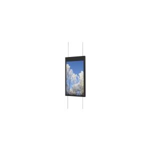 HI-ND Ceiling Solution - Monteringssæt (etui) - dobbeltsidet - for digital skiltning LCD-panel - metal - sort, RAL 9005 - skærmstørrelse: 55 - loftsmonterbar - for Samsung OM55N-D