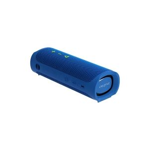 Creative MUVO Go - Højttaler - til transportabel brug - trådløs - Bluetooth - 20 Watt - kølig blå