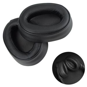Generic 1 Pair Sony MDR-100ABN / WH-H900N leather ear pad cushion Black