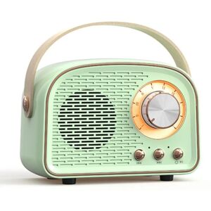 Mini Radio Bluetooth Højttaler GRØN Green