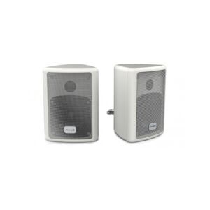 Audibax Pareja Altavoces HiFi 75 W Blanco Soporte Pared Incluido