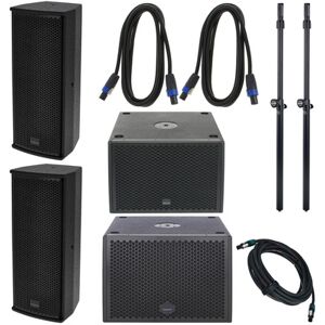 Seeburg Acoustic Line A2/G Sub 1201 Power Bundle Negro