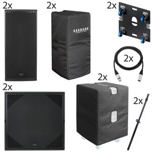 Seeburg Acoustic Line K20/G Sub 1801 Power Bundle Negro